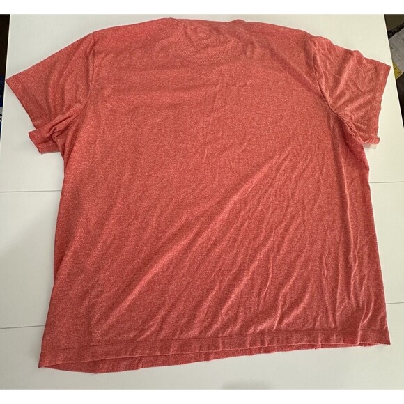 Dickie Tee Shirt Size 3XL Rust Color- Front pocket 100% Polyester Perforated - Picture 5 of 6
